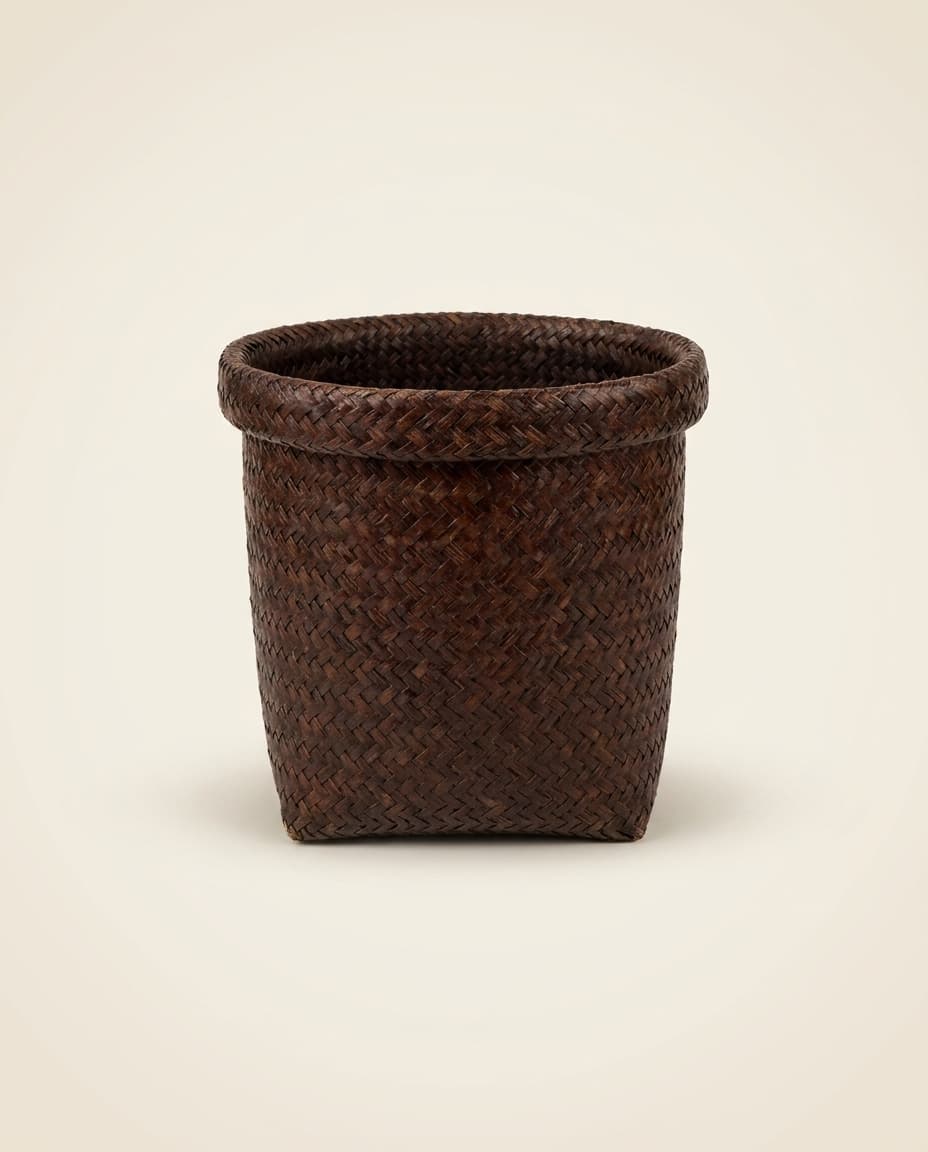 Nested Cylinder Basket — Walnut