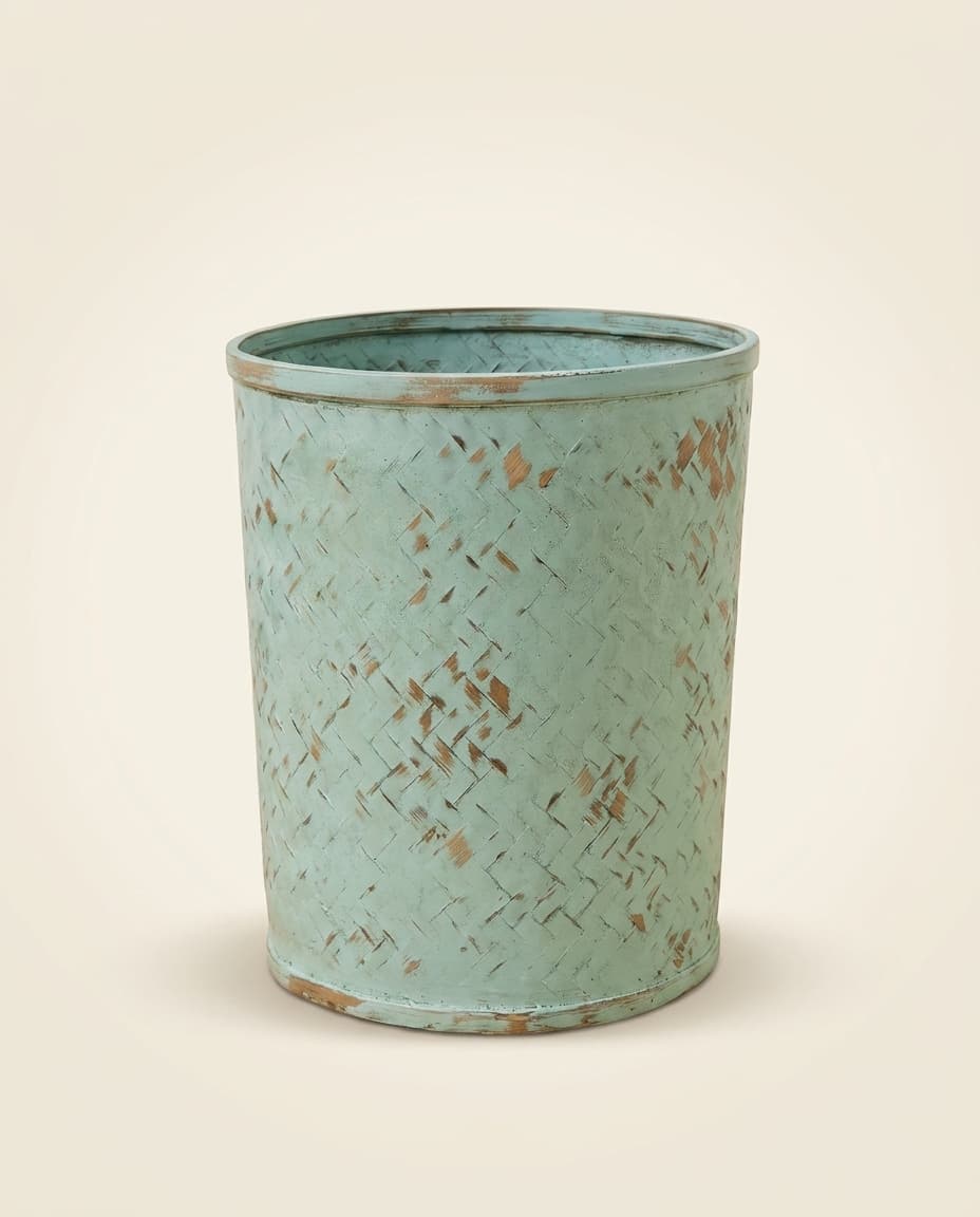Aged Mint Tapered Bin