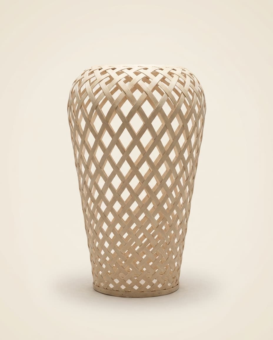 Lattice Barrel Stool view 2