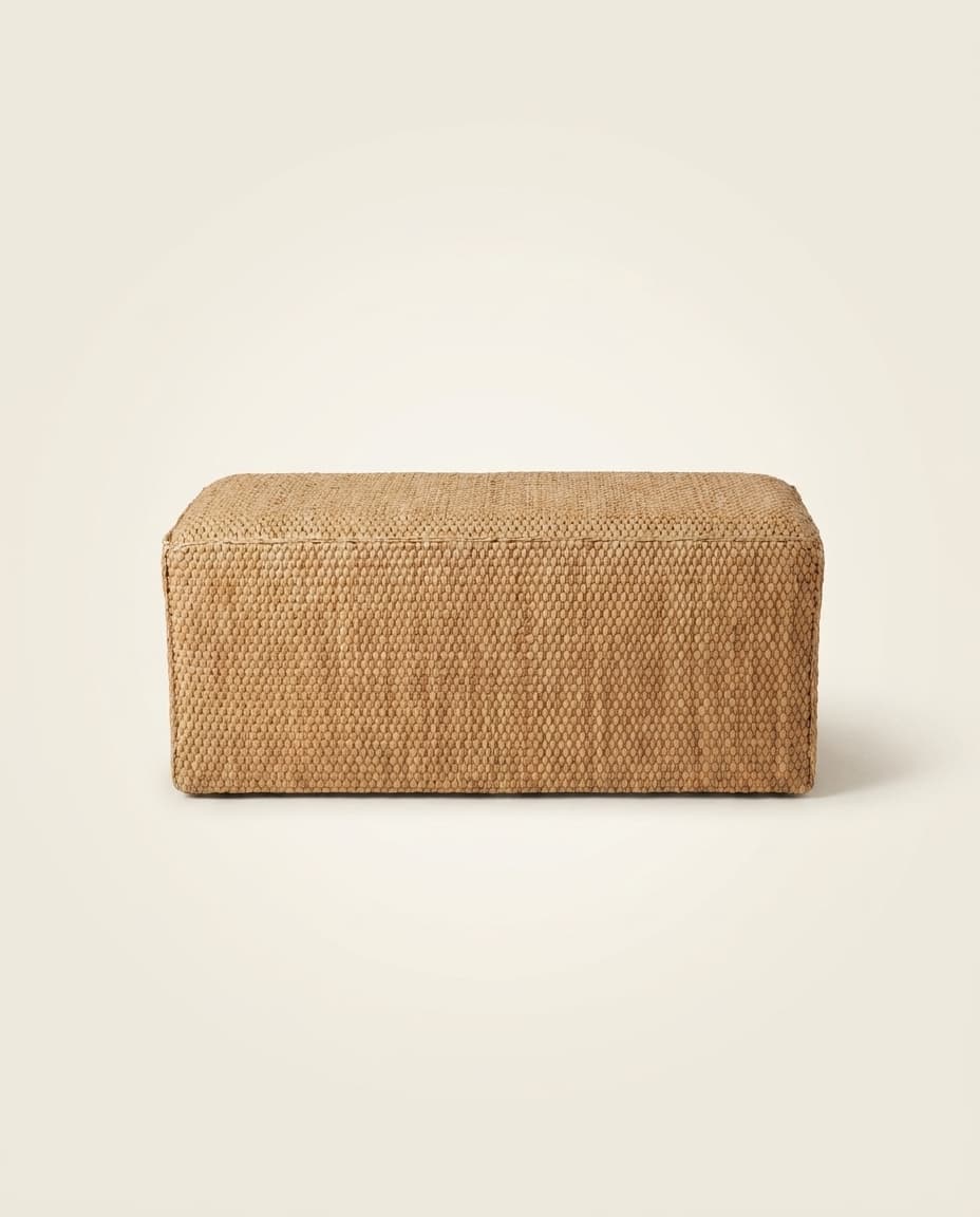 Woven Storage Bench