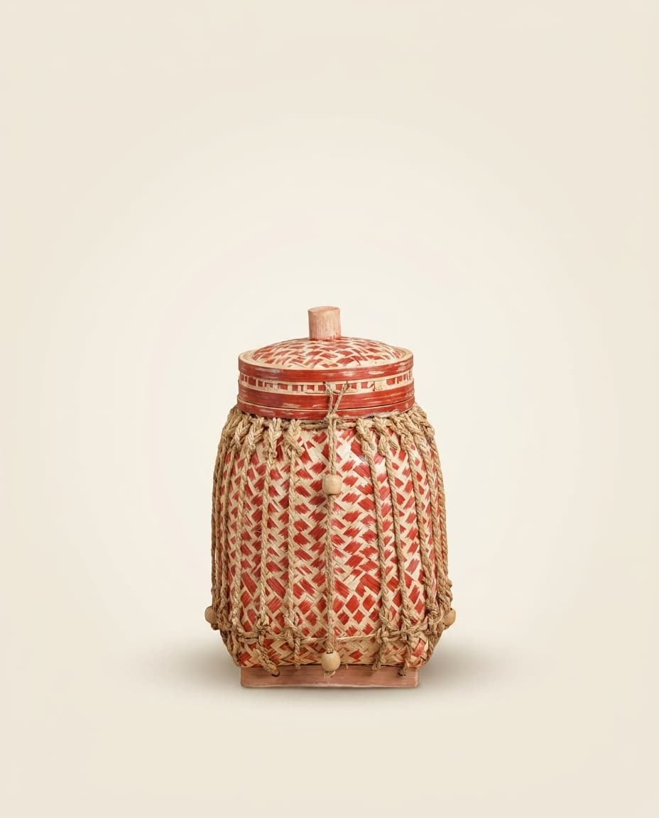 Woven Kratip Box, Coloured