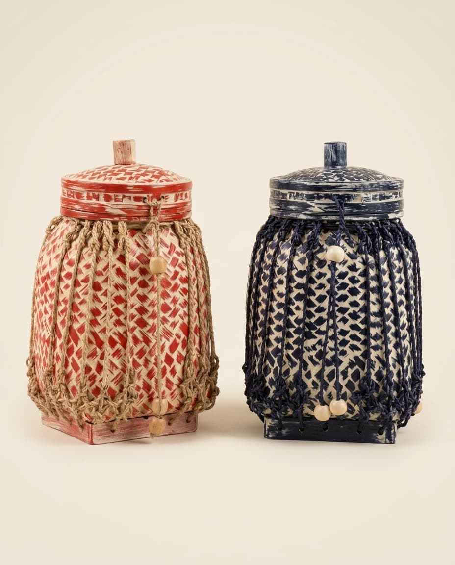 Woven Kratip Box, Coloured view 2