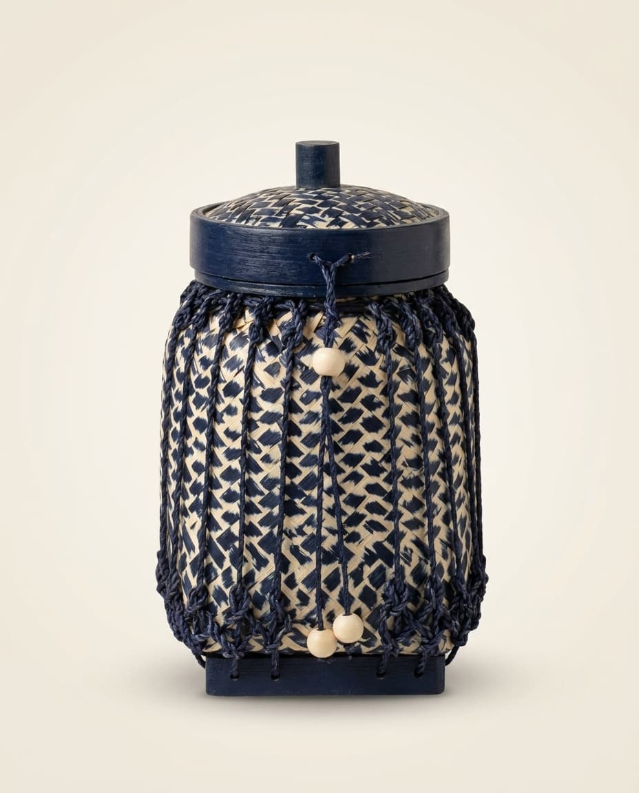 Woven Kratip Box, Coloured view 3