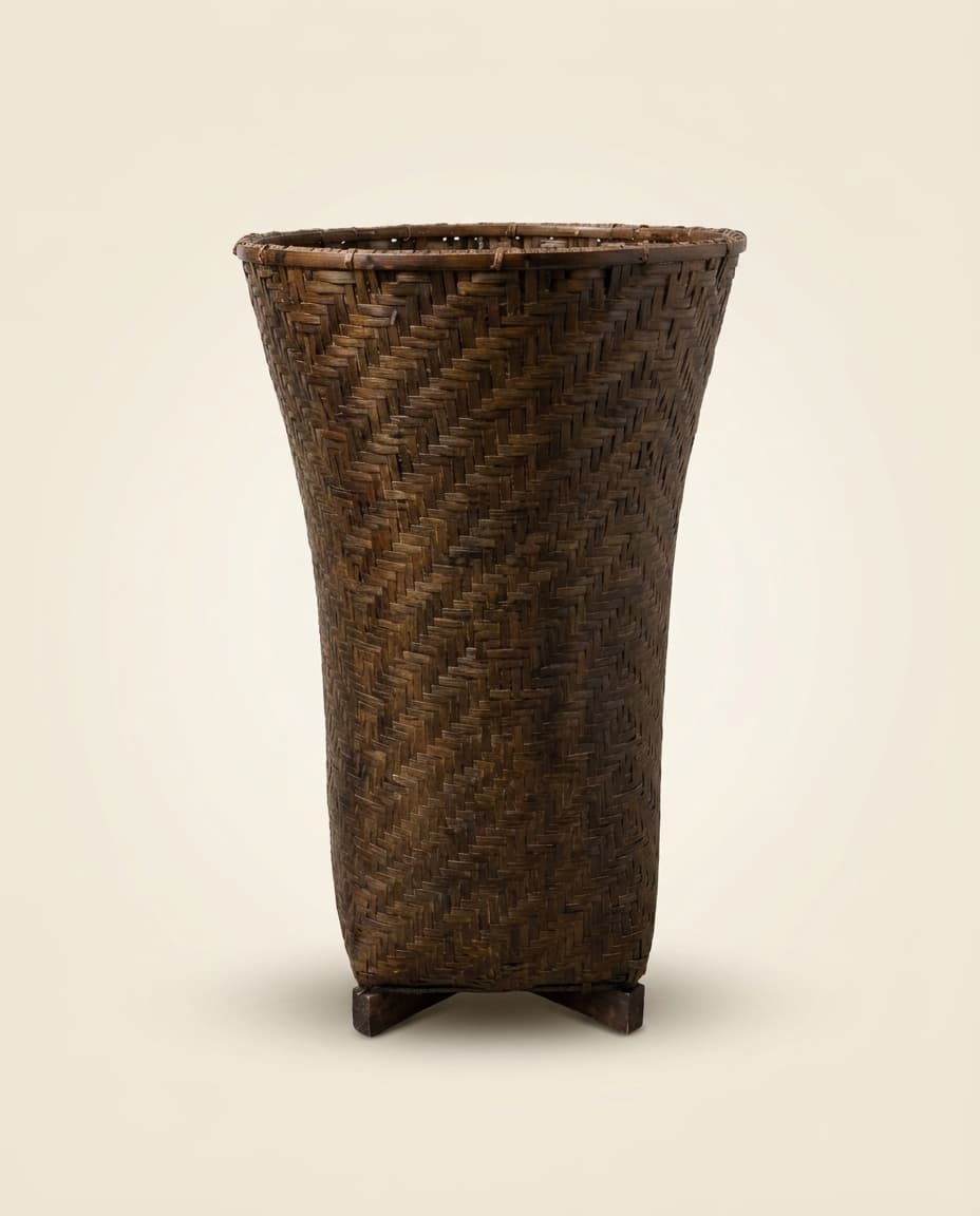 Tapered Woven Planter view 2