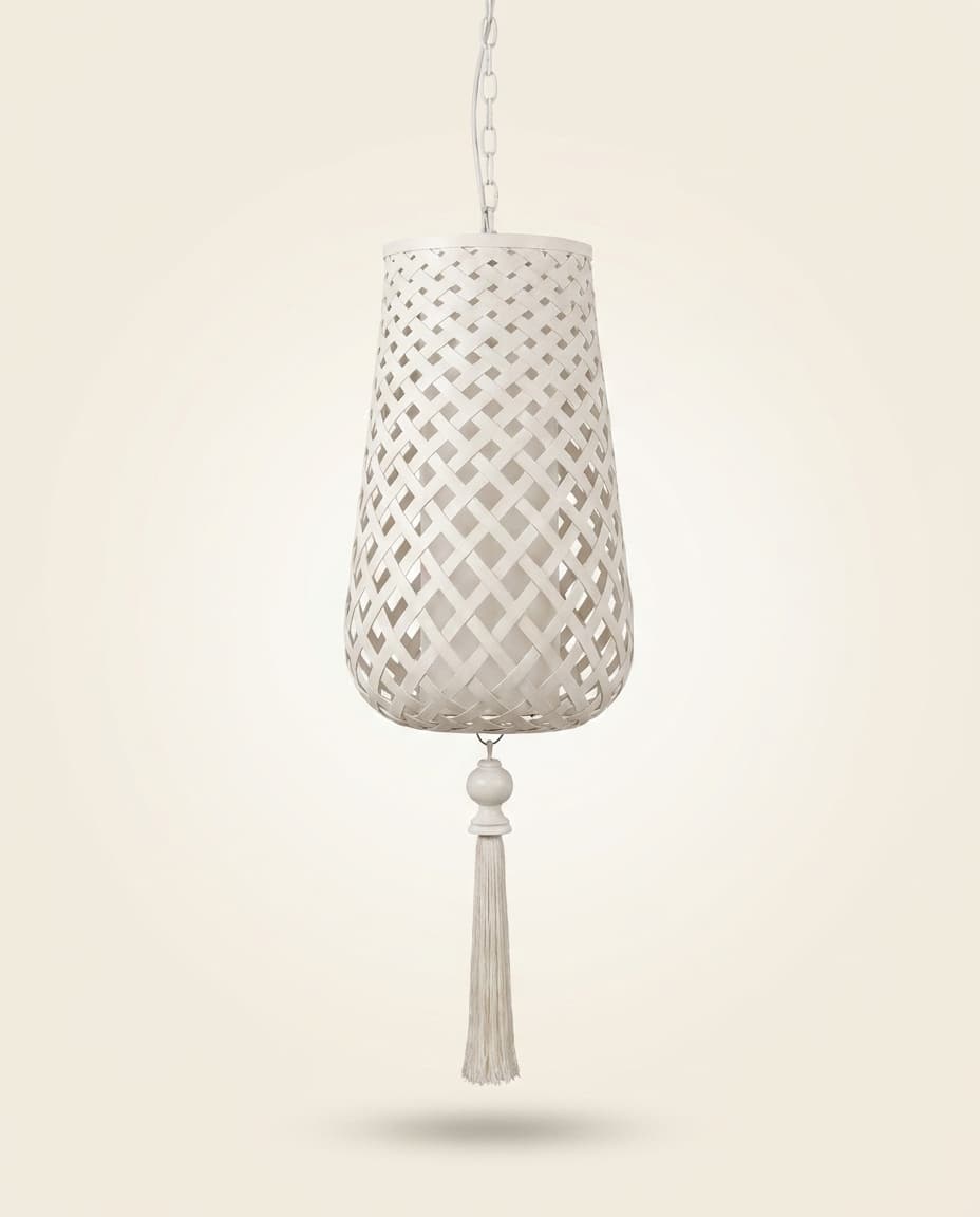 Tasselled Lattice Pendant view 2