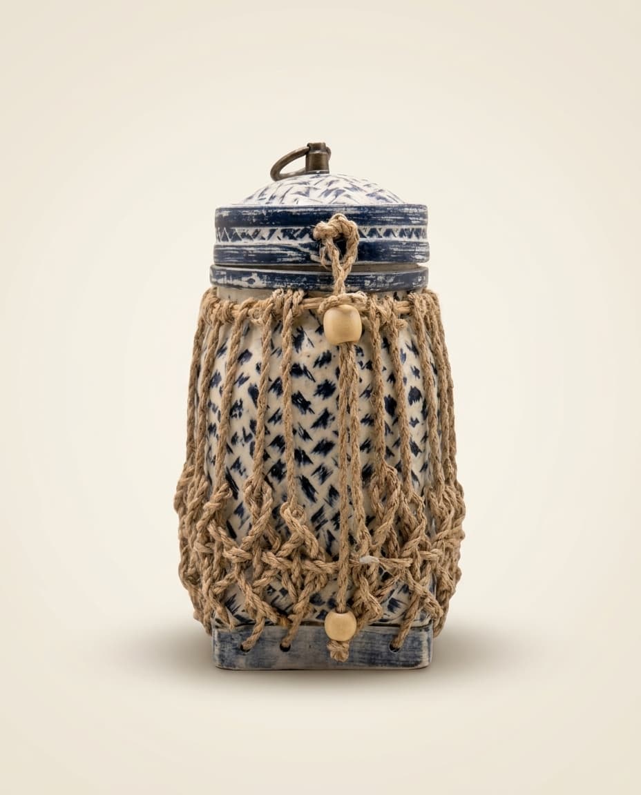 Fat Kratip Basket, Metal-Ring Top view 2