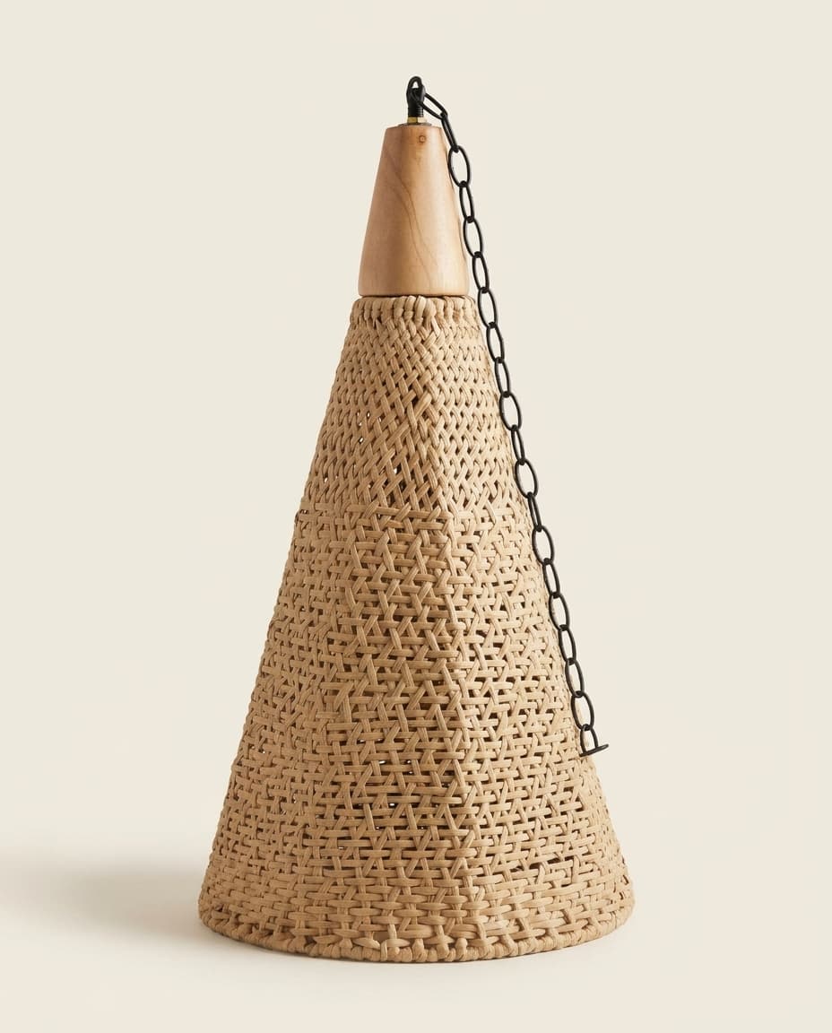Seagrass Cone Pendant