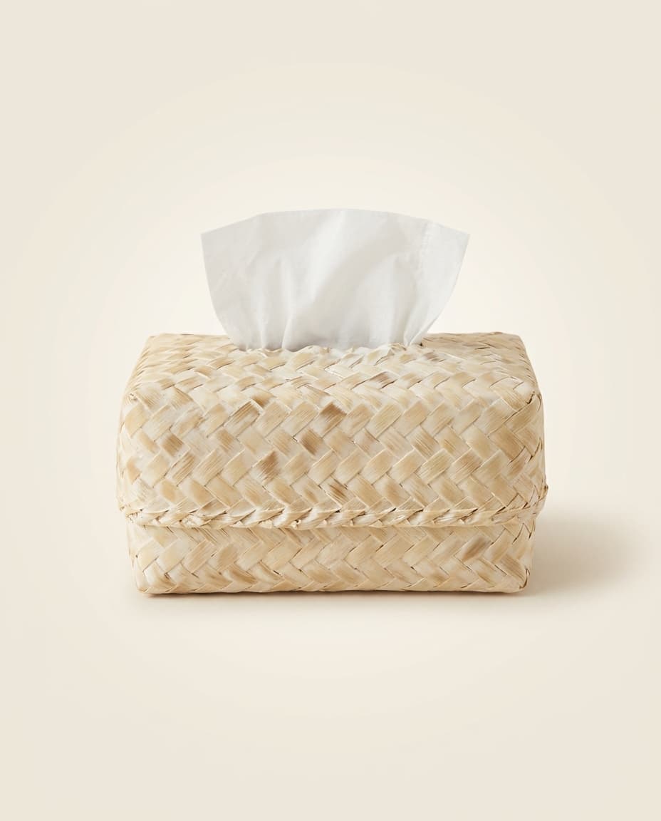 Woven Tissue Box, Herringbone