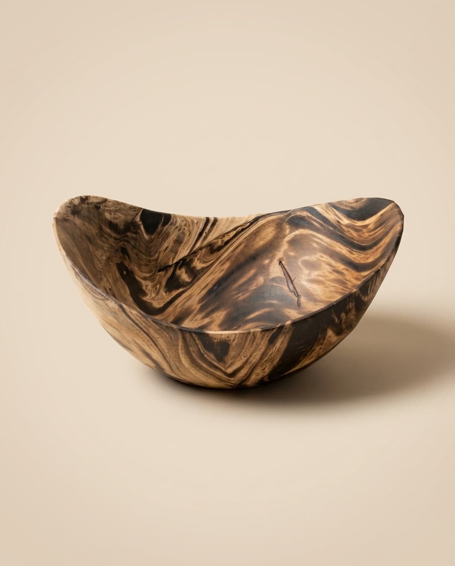 Coffee Dipped Deep Bowl