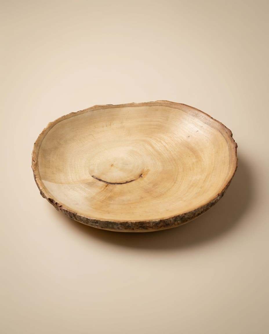 Exposed Wood Shallow Plate