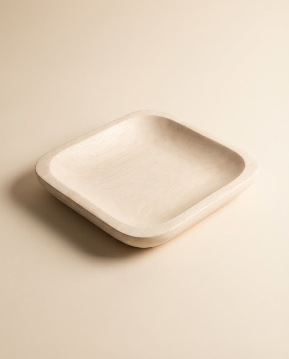 Plain Smooth Square Light Tray