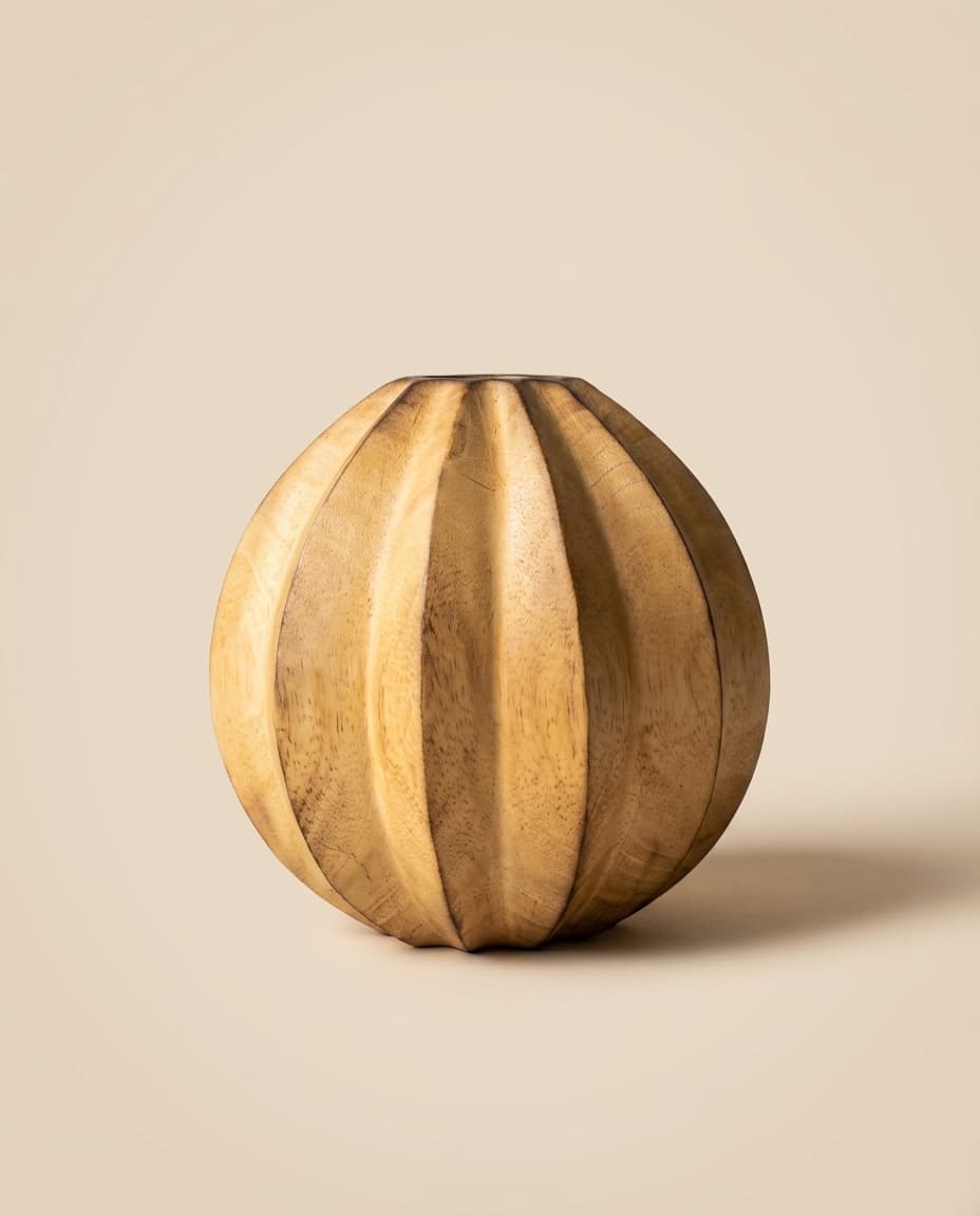 Flame Charred Unique Vase