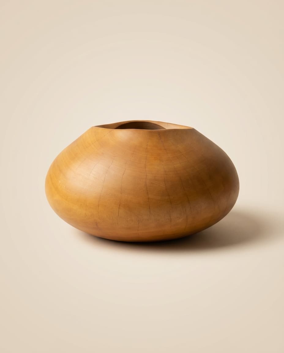 Plain Smooth Bulb Vase