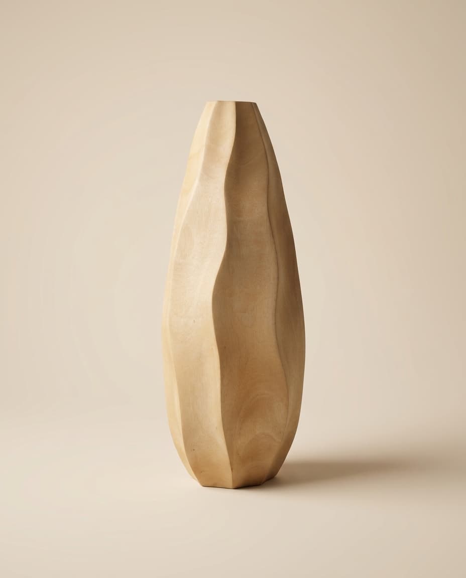 Twisted Faceted Vase view 2
