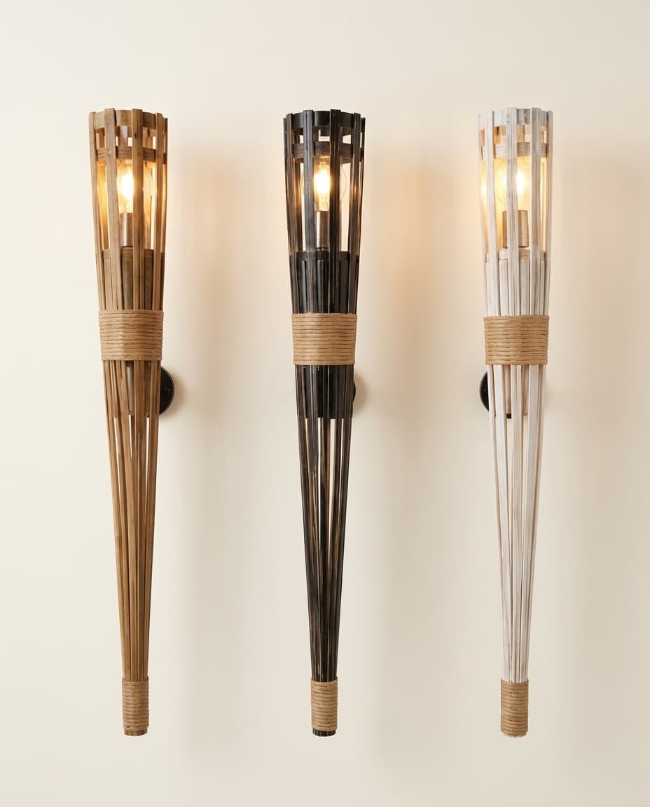 Bamboo Wall Torch