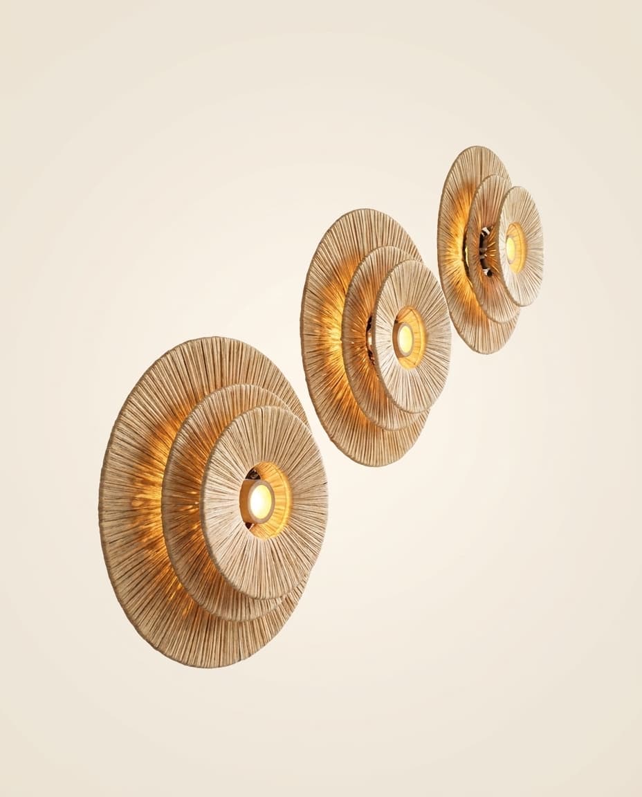 Rope Disc Wall Light