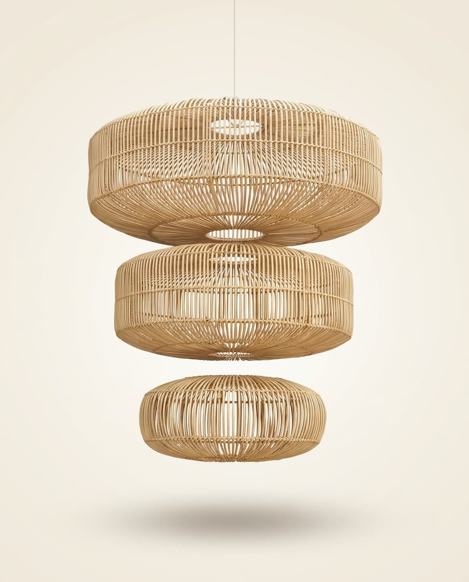 Three-Tier Disc Chandelier