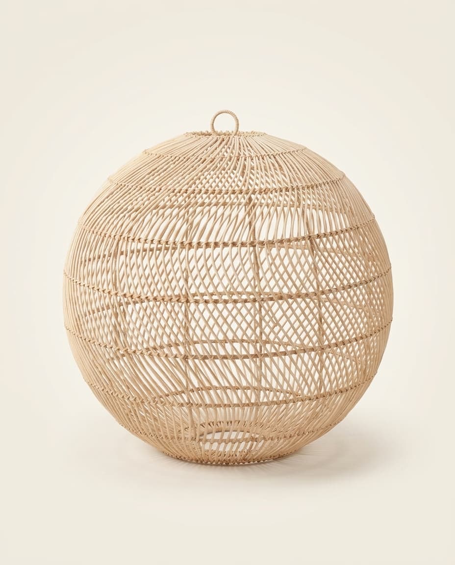 Grade-A Rattan Sphere Pendant