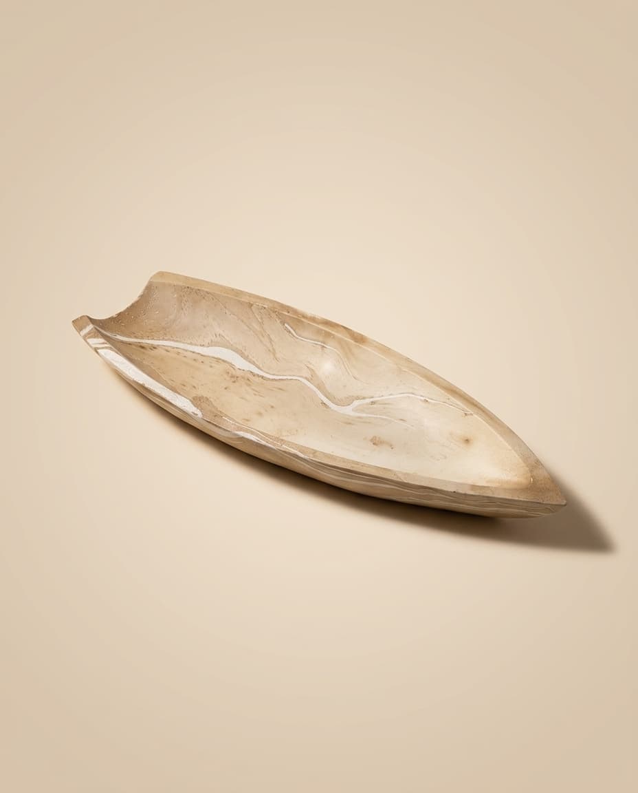 Marbled Long Leaf Platter