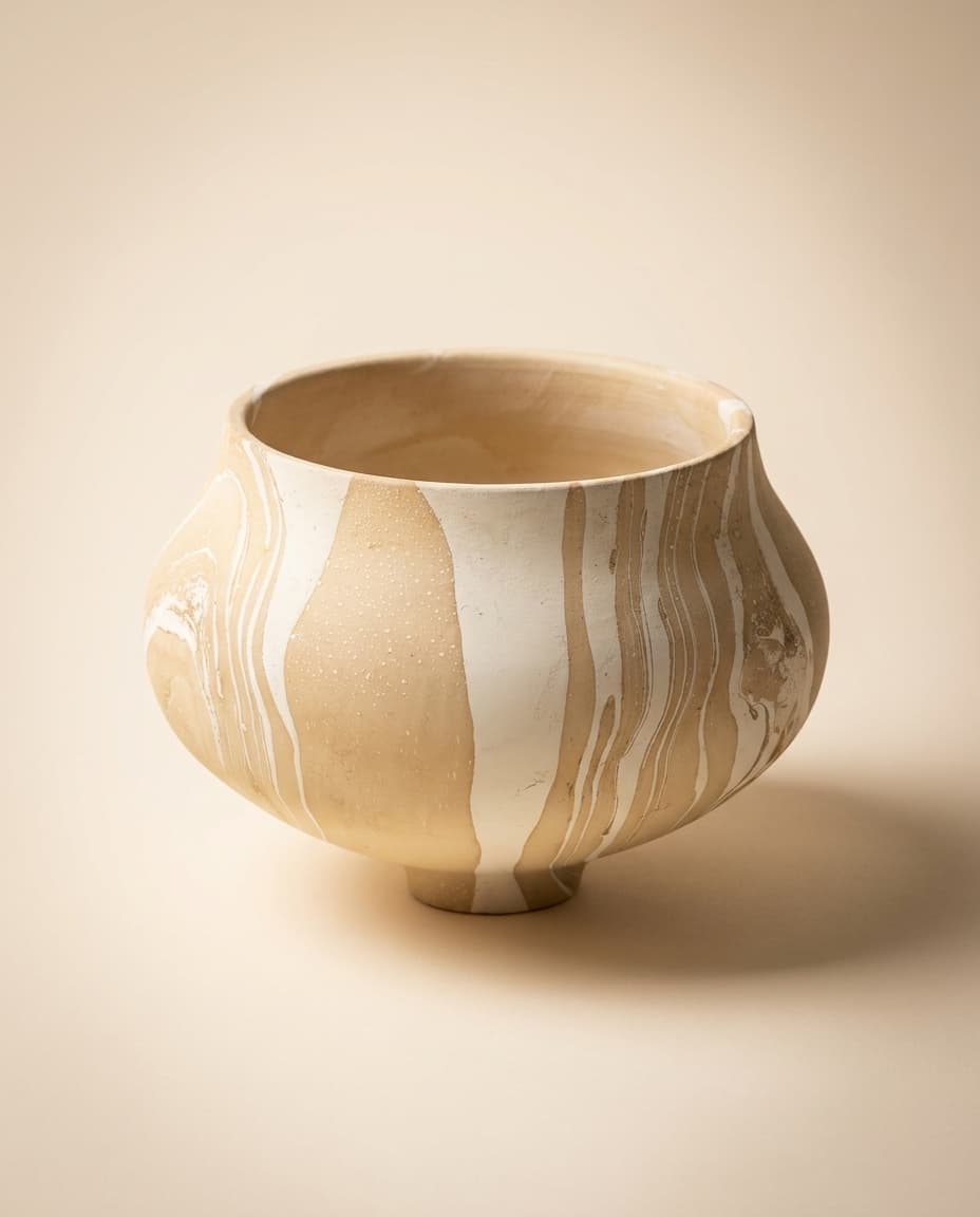 Marbled Footed Bowl