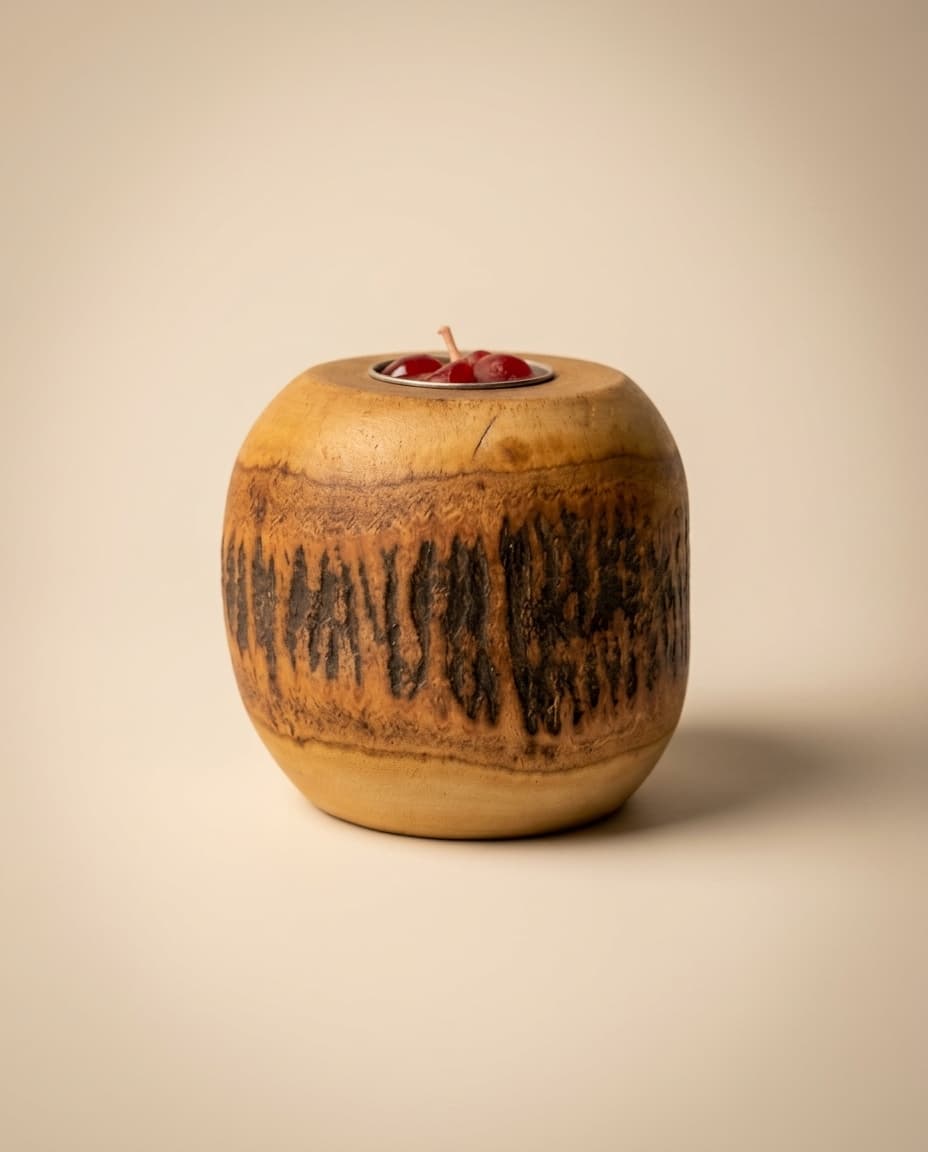 Bark Tealight Holder