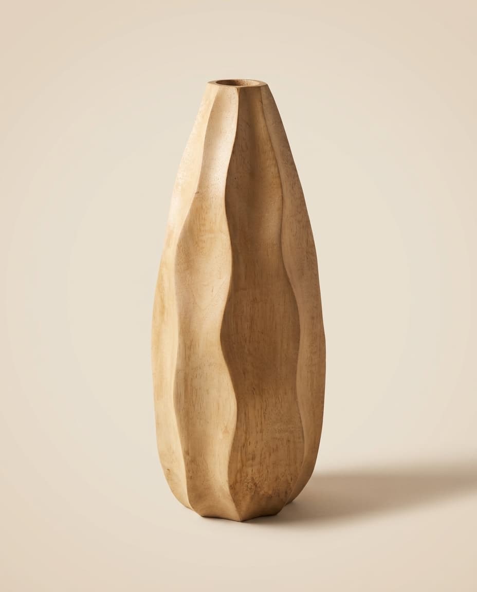 Twisted Faceted Vase