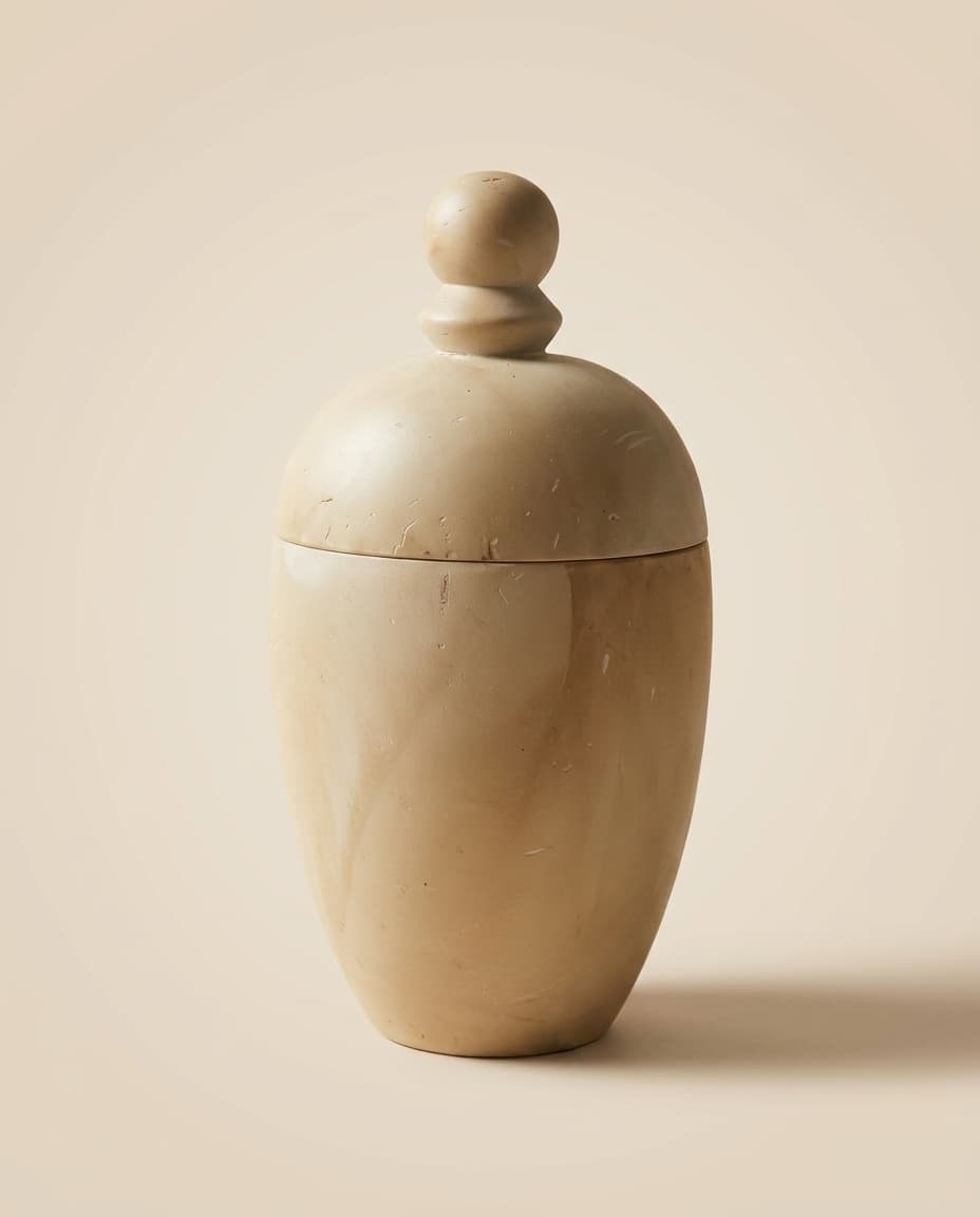 Lidded Egg Jar