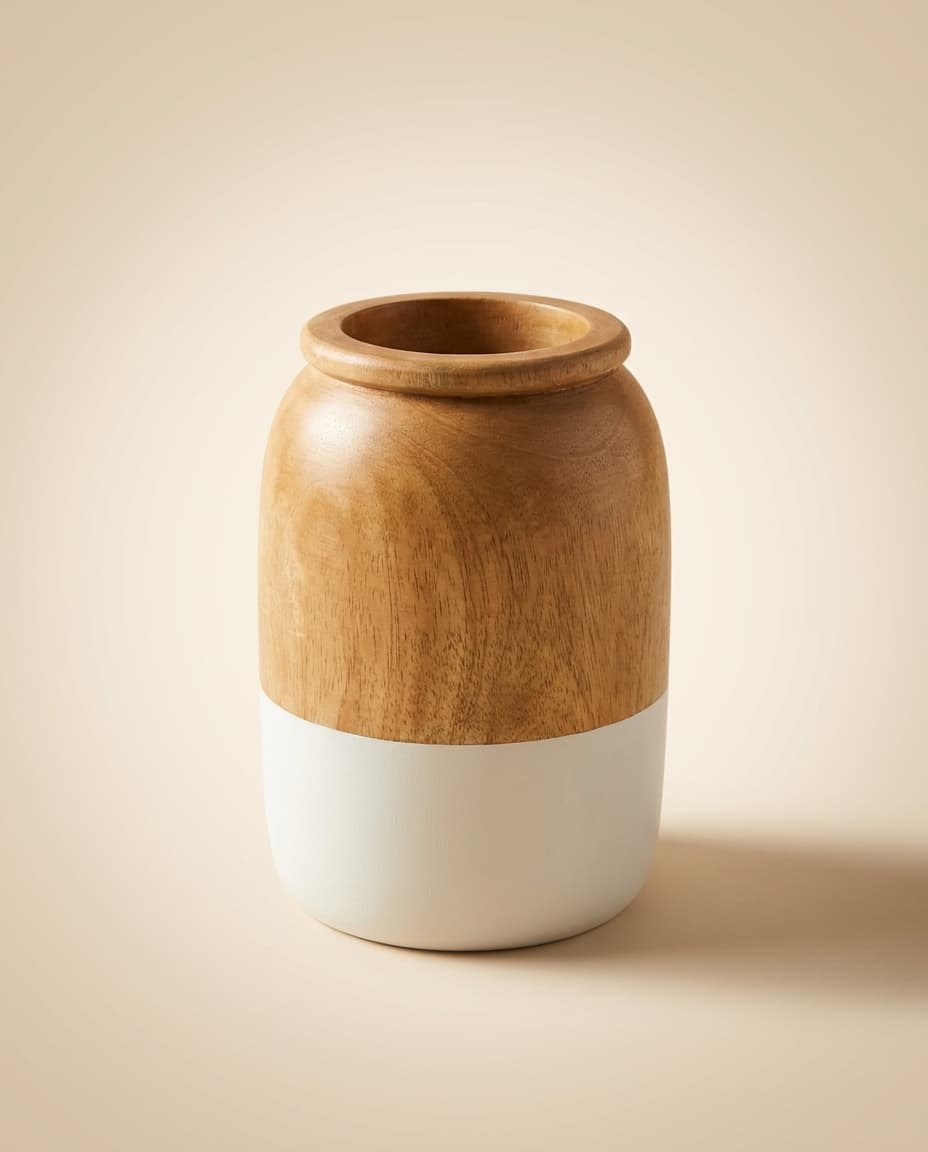 Two-Tone White-Base Jar